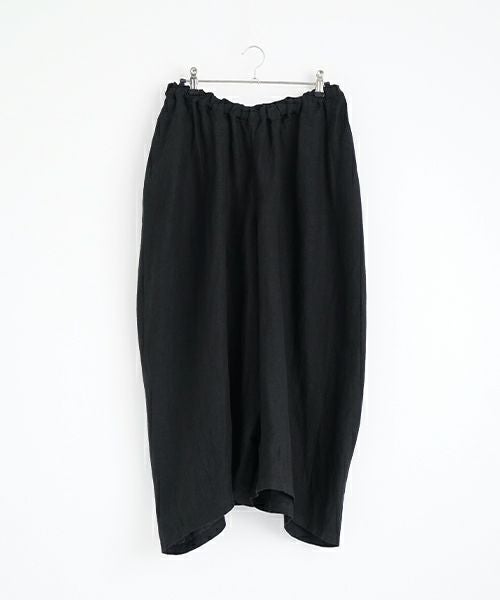 suzuki takayuki スズキタカユキ garthered pantsⅠ[T001-17/black]