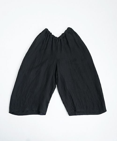 suzuki takayuki スズキタカユキ garthered pantsⅠ[T001-17/black]