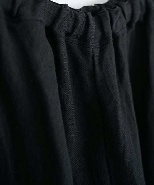 suzuki takayukiスズキタカユキdhoti I [S252-16/black]ワイドパンツ