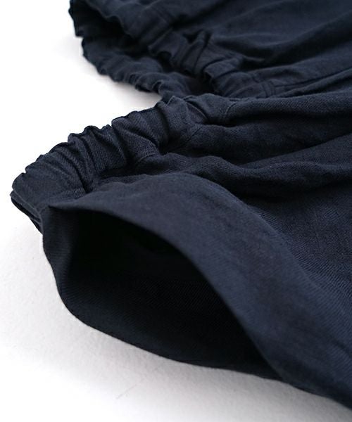 suzuki takayukiスズキタカユキdhoti I [S252-16/deep blue]ワイドパンツ