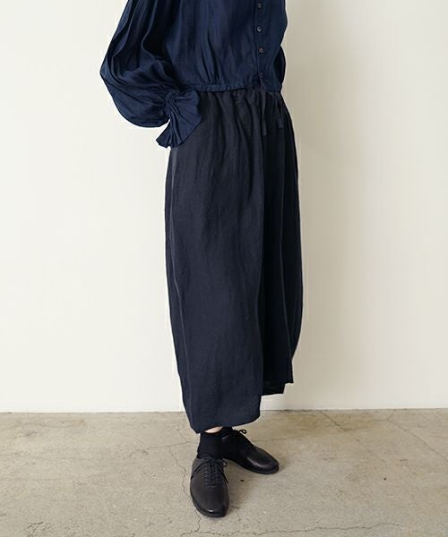 suzuki takayuki スズキタカユキ garthered pantsⅠ[T001-17/black]