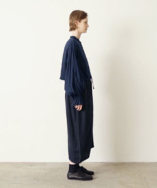 suzuki takayuki スズキタカユキ garthered pantsⅠ[T001-17/black]