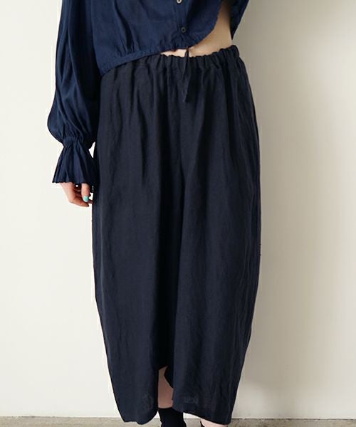 suzuki takayuki スズキタカユキ garthered pantsⅠ[T001-17/black]