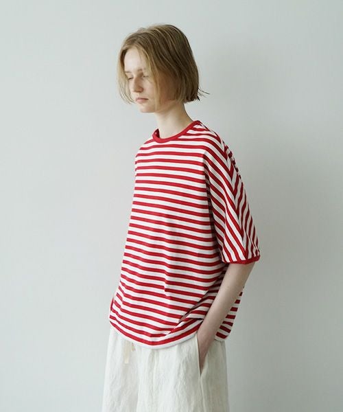 Mochi / home&miles モチ / ホーム＆マイルズ border puff t-shirt