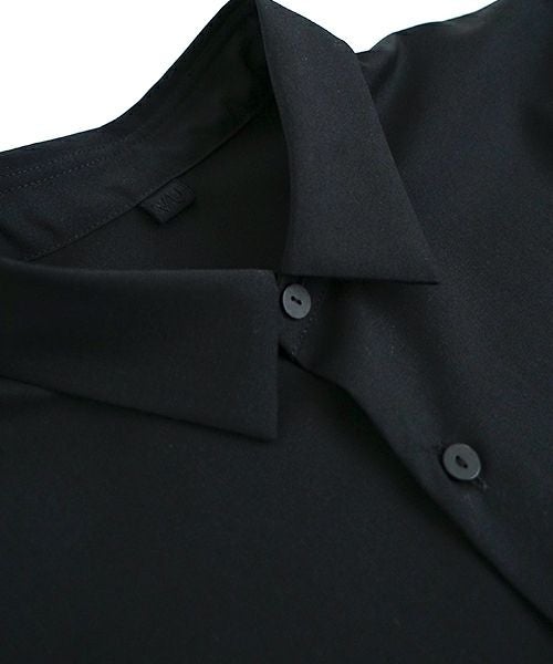 VU ヴウ two slit shirts washable wool [PLAIN×CHECK] vu-sht-004