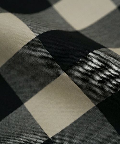 VU ヴウ two slit shirts washable wool [PLAIN×CHECK] vu-sht-004