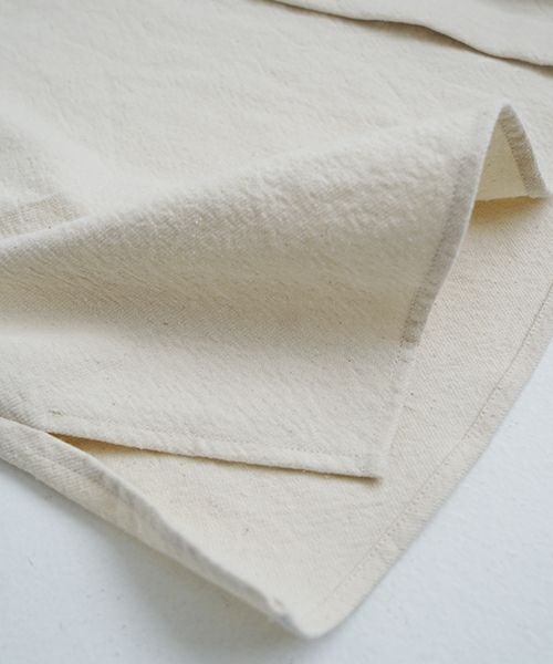 VUヴウwide stand collar shirts nep cotton silk [OFF WHITE] vu-sht-008