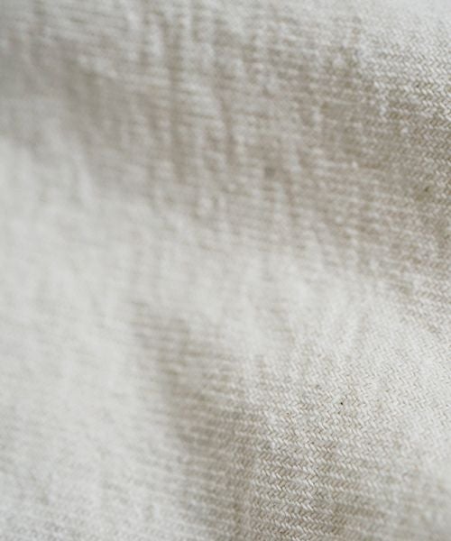 VUヴウwide stand collar shirts nep cotton silk [OFF WHITE] vu-sht-008