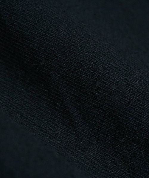 VU ヴウ wide stand collar shirts nep cotton silk [BLACK] vu-sht-008