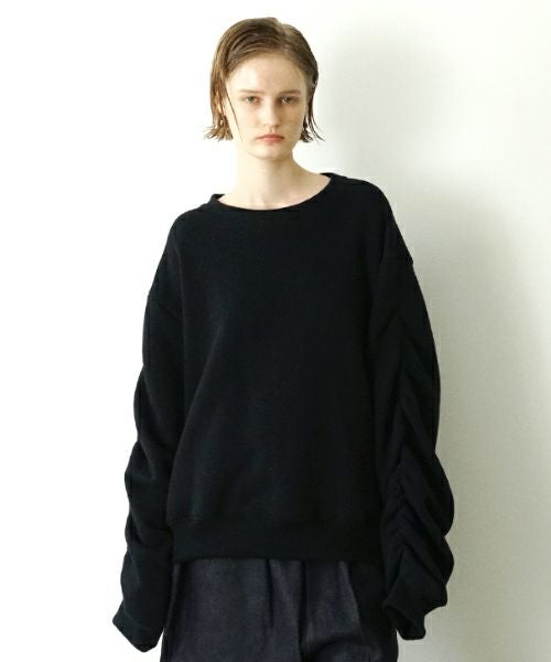 VU ヴウ elastic short sweat cotton wool  [BLACK] vu-cut-011