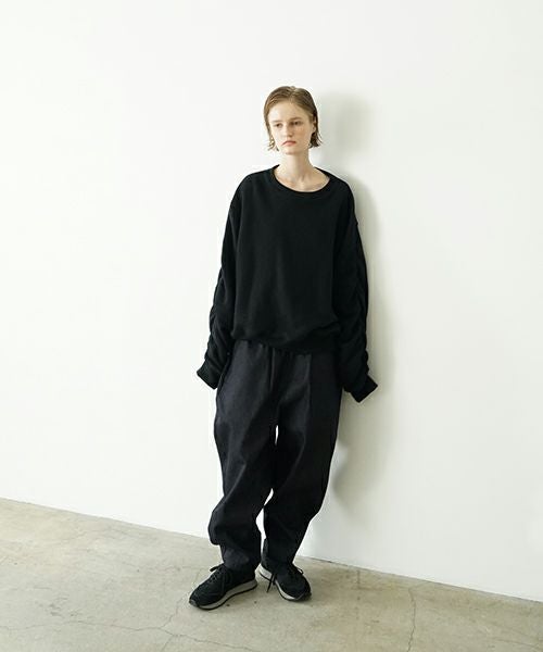 VU ヴウ elastic short sweat cotton wool  [BLACK] vu-cut-011
