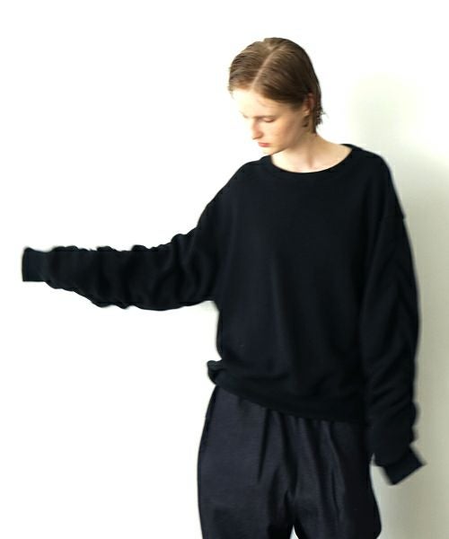 VU ヴウ elastic short sweat cotton wool  [BLACK] vu-cut-011
