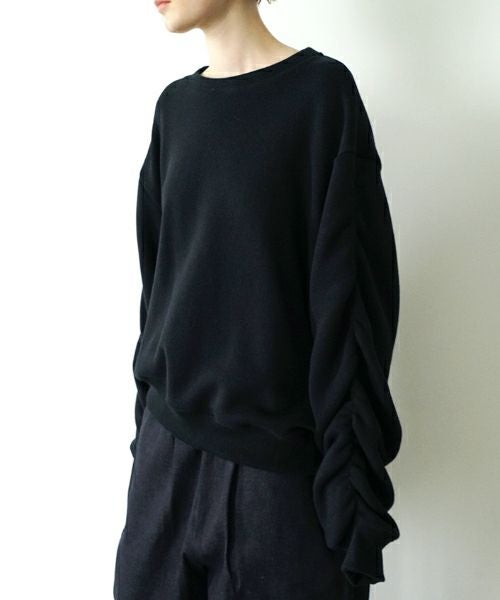 VU ヴウ elastic short sweat cotton wool  [BLACK] vu-cut-011
