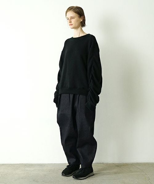 VU ヴウ elastic short sweat cotton wool  [BLACK] vu-cut-011