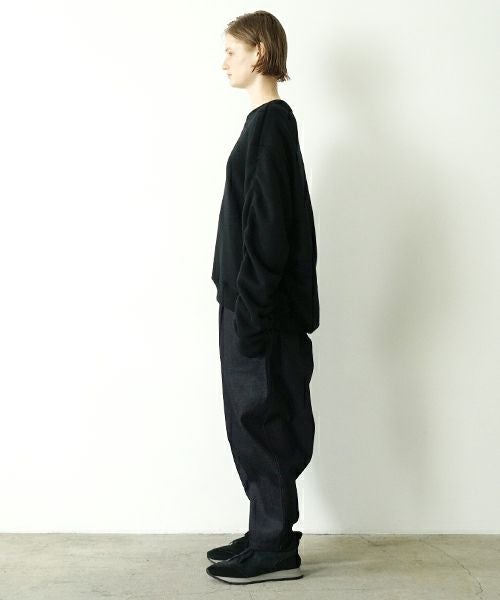 VU ヴウ elastic short sweat cotton wool  [BLACK] vu-cut-011