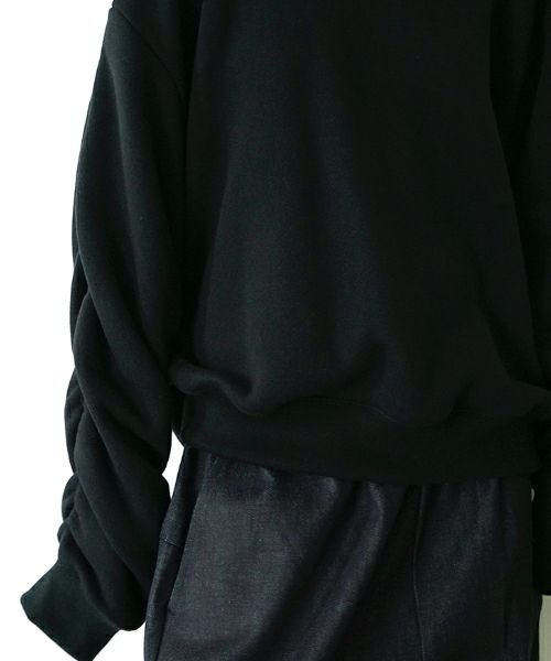 VU ヴウ elastic short sweat cotton wool  [BLACK] vu-cut-011