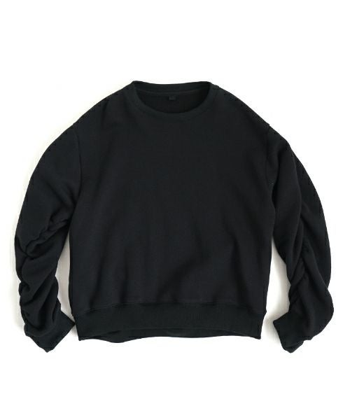 VU ヴウ elastic short sweat cotton wool  [BLACK] vu-cut-011