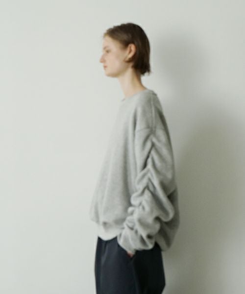 VU ヴウ elastic short sweat cotton wool [HEATHER GRAY] vu-cut-011