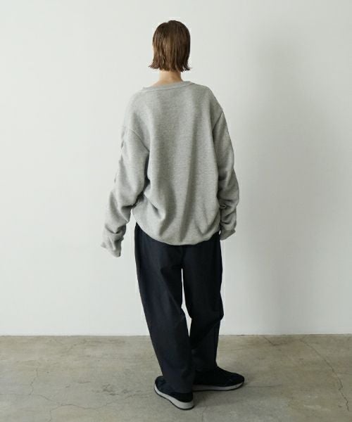VU ヴウ elastic short sweat cotton wool [HEATHER GRAY] vu-cut-011