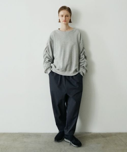 VU ヴウ elastic short sweat cotton wool [HEATHER GRAY] vu-cut-011