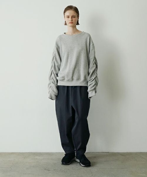 VU ヴウ elastic short sweat cotton wool [HEATHER GRAY] vu-cut-011