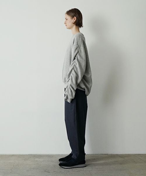 VU ヴウ elastic short sweat cotton wool [HEATHER GRAY] vu-cut-011