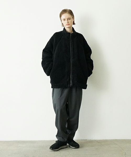 VU / ヴウ sheep Boa blouson  [BLACK] vu-cut-010 シープボアブルゾン