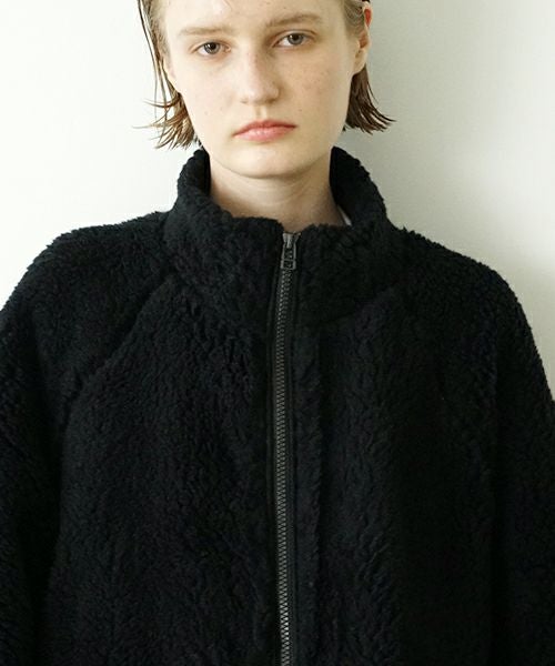 VU / ヴウ sheep Boa blouson  [BLACK] vu-cut-010 シープボアブルゾン