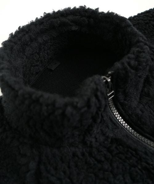 VU / ヴウ sheep Boa blouson  [BLACK] vu-cut-010 シープボアブルゾン