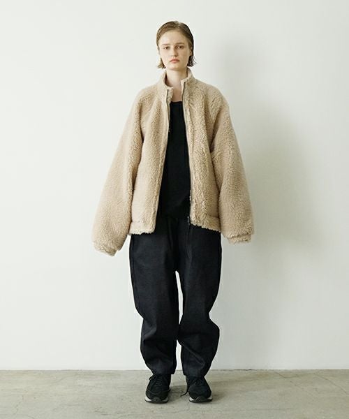 VU ヴウ sheep Boa blouson  [BEIGE] vu-cut-010