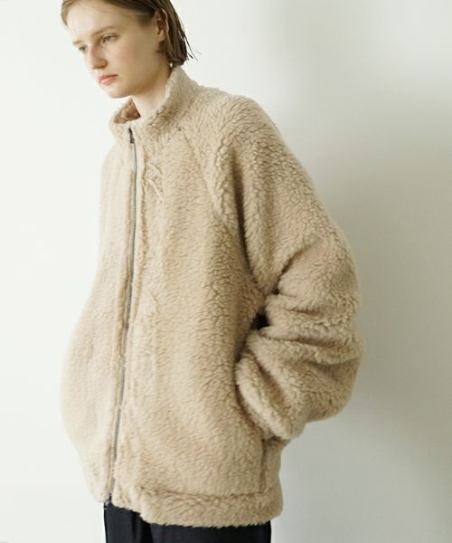 VU ヴウ sheep Boa blouson  [BEIGE] vu-cut-010