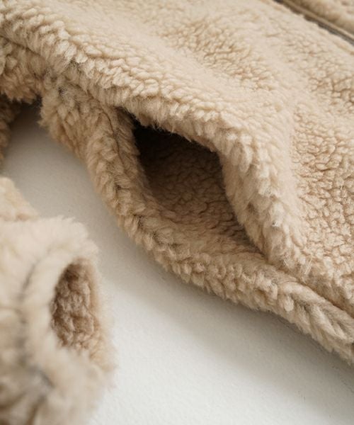 VU ヴウ sheep Boa blouson  [BEIGE] vu-cut-010