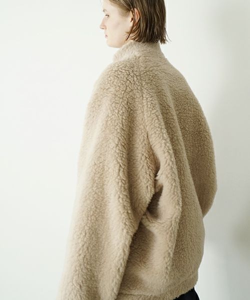 VU ヴウ sheep Boa blouson  [BEIGE] vu-cut-010