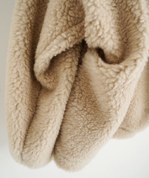 VU ヴウ sheep Boa blouson  [BEIGE] vu-cut-010