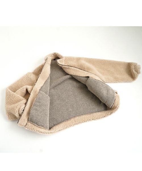 VU ヴウ sheep Boa blouson  [BEIGE] vu-cut-010