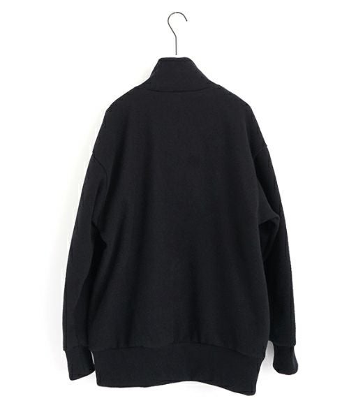VU ヴウ zip-up cardigan cotton wool [BLACK] vu-cdg-001