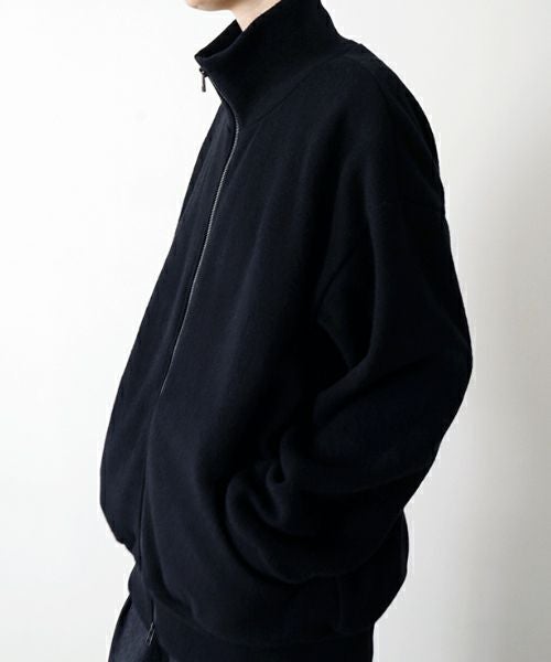 VU ヴウ zip-up cardigan cotton wool [BLACK] vu-cdg-001