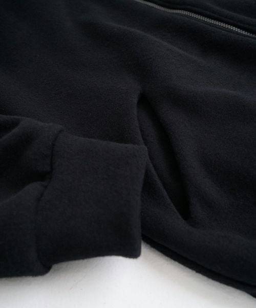 VU ヴウ zip-up cardigan cotton wool [BLACK] vu-cdg-001