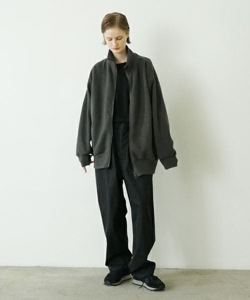 VU ヴウ zip-up cardigan cotton wool [GREIGE] vu-cdg-001