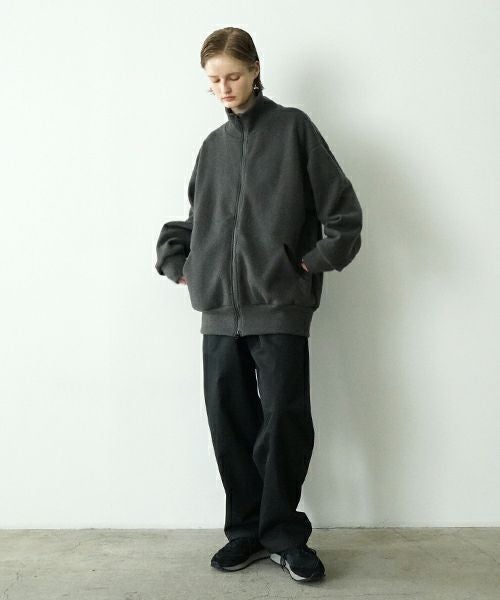 VU ヴウ zip-up cardigan cotton wool [GREIGE] vu-cdg-001