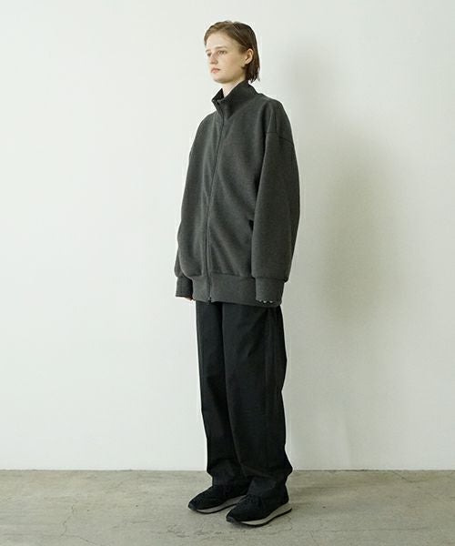 VU ヴウ zip-up cardigan cotton wool [GREIGE] vu-cdg-001