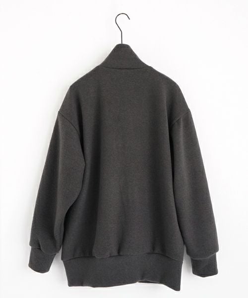 VU ヴウ zip-up cardigan cotton wool [GREIGE] vu-cdg-001