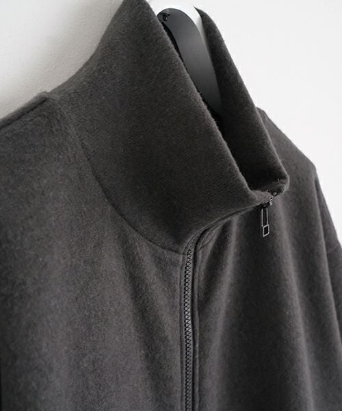 VU ヴウ zip-up cardigan cotton wool [GREIGE] vu-cdg-001