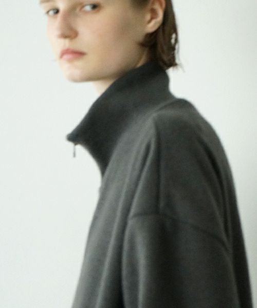 VU ヴウ zip-up cardigan cotton wool [GREIGE] vu-cdg-001