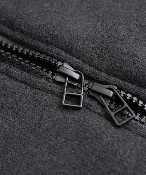 VU ヴウ zip-up cardigan cotton wool [GREIGE] vu-cdg-001