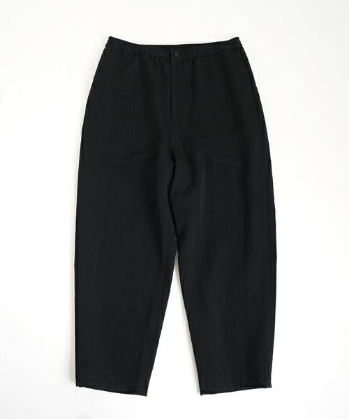 VUヴウeasy pants linen wool [BLACK] vu-pnt-008
