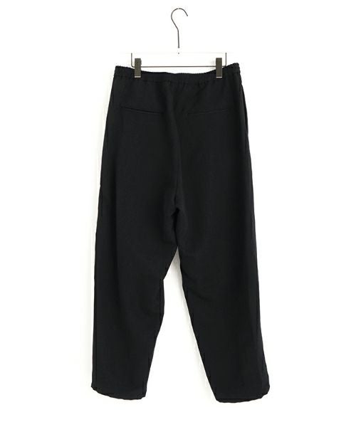VUヴウeasy pants linen wool [BLACK] vu-pnt-008