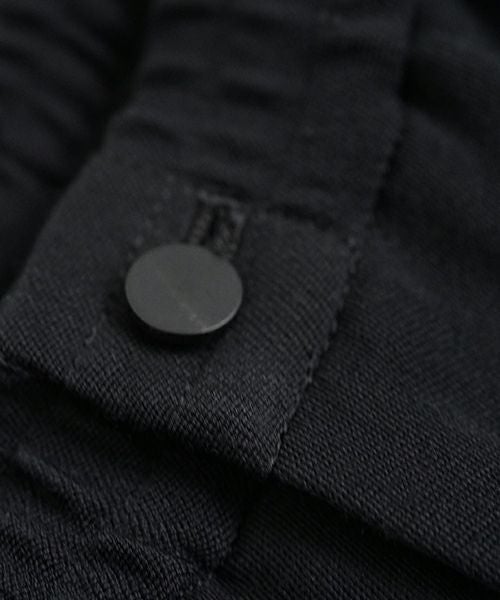 VUヴウeasy pants linen wool [BLACK] vu-pnt-008