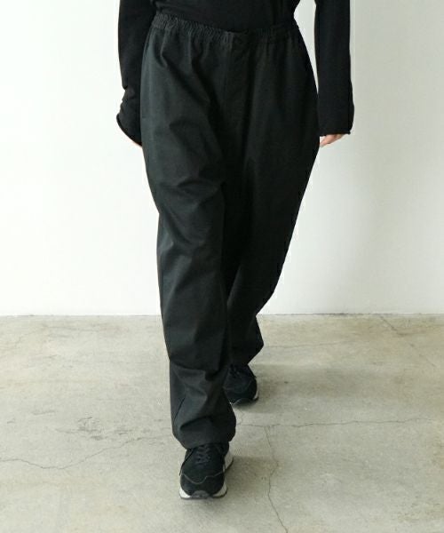 VU ヴウ easy pants  FINX COTTON  [BLACK] vu-pnt-008