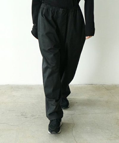 VU ヴウ easy pants  FINX COTTON  [BLACK] vu-pnt-008